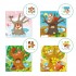Дитячий набір пазлів "Пори року" DoDo 300125, 4 в 1