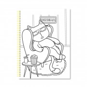 Детская раскраска с карандашами