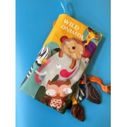 Розвиваюча книжка-шуршалка 668-230(Wild animal) англійські слова