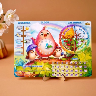 Развивающая игра Календарь - 2 Птичка (ПСД260) PSD260 ENG