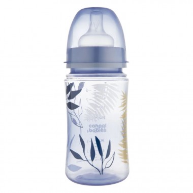 Бутылочка антиколиковая с широким отверстием Easystart Gold Canpol babies 35/240_blu 240 мл Бутылочка антиколиковая с широким отверстием Easystart Gold Canpol babies 35/240_blu 240 мл