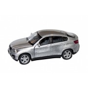 Колекційна іграшкова машинка BMW X6 KT5336W інерційна  Сріблястий