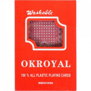 Карти гральні пластикові "OKROYAL" 95306, 54 карти