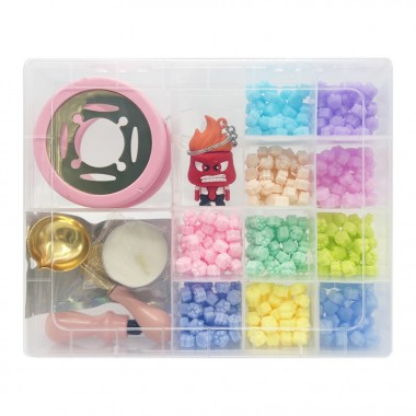 Набор для творчества "Сургучный штамп" C712-5-1, 10 цветов