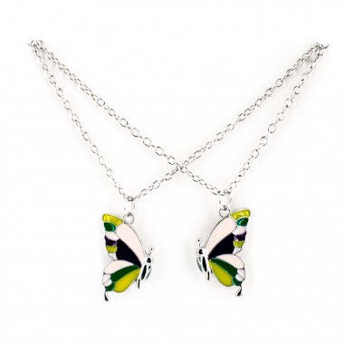 Комплект парного ожерелья Fashion BFF T24757 с магнитами