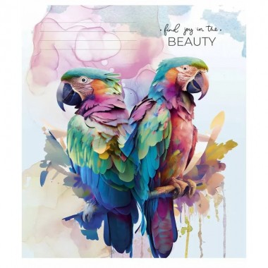 Тетрадь общая Beauty 036-3268L-2 в линию, 36 листов