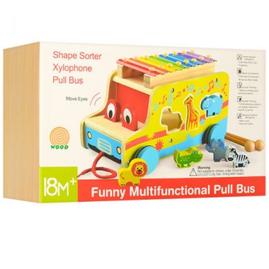 Деревянная игрушка WoodToys машинка MD 1084