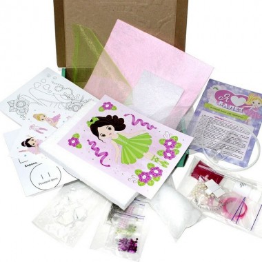 Большой набор для творчества "Я люблю балет" 10100542, 8 изделий своими руками