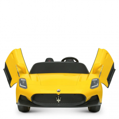 Дитячий електромобіль Машина Bambi M 4993EBLR-6 Maserati Жовтий