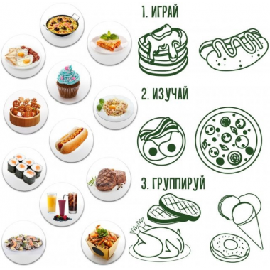Набор магнитов Magdum  Блюда мира ML4031-26 EN