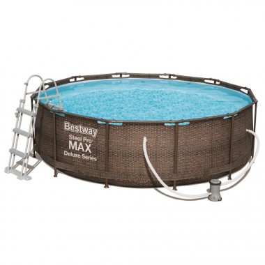 Бассейн каркасный 56709 фильтр-насос, лестница, в коробке