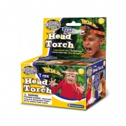 Детский налобный фонарик Опасный Ти-Рекс Brainstorm E2065 со светом и звуком