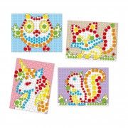 Розвиваючий набір мозаїки Quercetti 0920-Q, дошка 22х16 см 160 штук