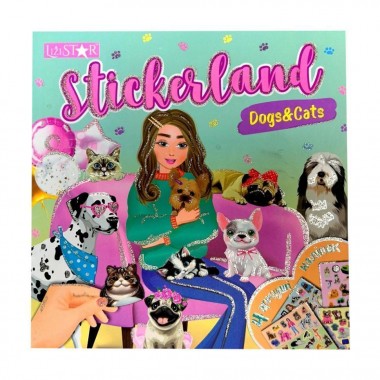 Детская книжечка с наклейками 