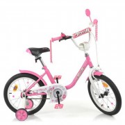 Велосипед детский PROF1 Y1681 16 дюймов, розовый