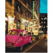 Картина по номерам Идейка Городской пейзаж Вечерняя прогулка 40*50см KHO3520