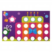 Дитяча мозаїка з великими деталями 669, 9 картинок