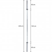 Гриф для штанги олімпійський TI-8072, 2,2 м, d-50 мм, 15 кг