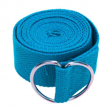 Ремінь для йоги EasyFit Блакитний