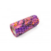 Массажный ролик EasyFit Grid Roller 33 см v.1.1 Multi Фиолетовый