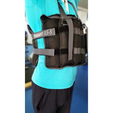 Утяжелители для ног и рук EasyFit наборные жилет 0,5-5 кг (пара)
