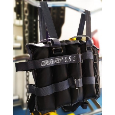Утяжелители для ног и рук EasyFit наборные жилет 0,5-5 кг (пара)