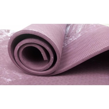 Коврик для йоги и фитнеса EasyFit PER Premium Mat 8 мм Фиолетовый