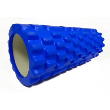 Массажный ролик EasyFit Grid Roller 33 см v.1.1 Синий