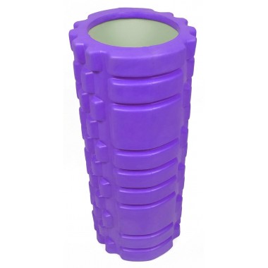 Массажный ролик EasyFit Grid Roller 33 см v.1.1 Фиолетовый