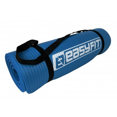 Коврик для фитнеса и йоги EasyFit NBR 10 мм Синий