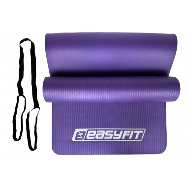 Килимок для фітнесу та йоги EasyFit NBR 10 мм Фіолетовий