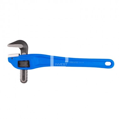 Алюминиевый коленчатый трубный ключ. 90°. длина 18.