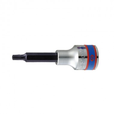 Біта в головці TORX 1/2" Т55 L=80мм з отвором