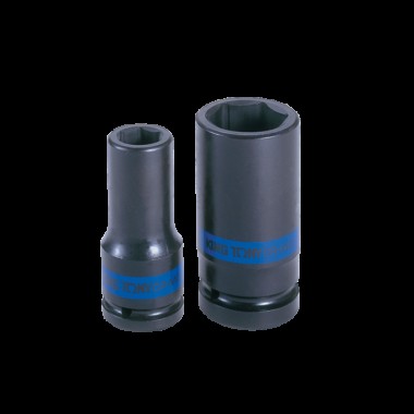 Головка глибока. 19мм, 3/4", 6-гр., тонкостінна, L=80мм, Cr-Mo