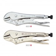 Зажим с фиксатором L=178 мм прямой, хром