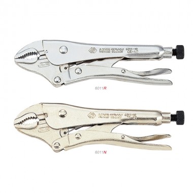 Захват пинцы с фиксатором 180мм (хром)  (блистер) Захват пинцы с фиксатором 180мм (хром)  (блистер)