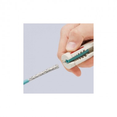 Інструмент для видалення оболонки для кабелів передачі даних KNIPEX 16 65 125 SB