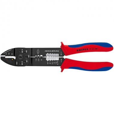 Кліщі універсальні для опресовки та зачистки KNIPEX 97 22 240