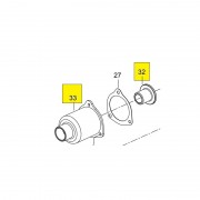 Корпус ударного механизма в сборе (сост.32,33) для 33411-020