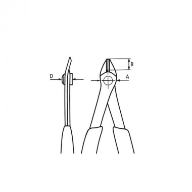 Кусачки Electronic Super Knips® KNIPEX 78 71 125