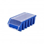 Лоток сортировочный с крышкой, размеры 116 x 212 x 75 Ergobox 2L plus blue