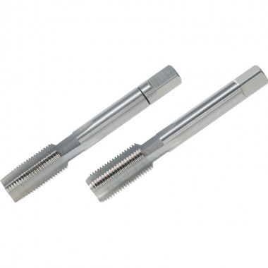 Метчики ручные G1/4 x 19, DIN 5157, HSS-G, комплект из 2 шт.