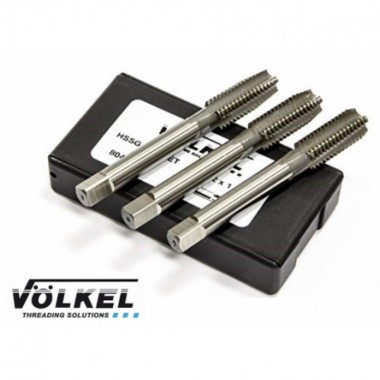 Метчики ручные M8x1.25, комплект из 3 штук