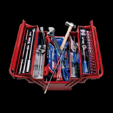 Набір інструментів в металевому ящику 132 предмета Набір інструментів в металевому ящику 132 предмета