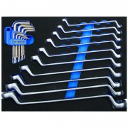 Набір інструментів для візка 259 одиниць в ложементах