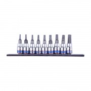 Набор TORX 1/4" 9 ед. в держателе T8-T40 (на планке)