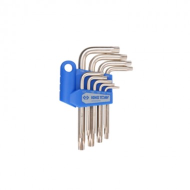 Набор Torx 7 ед. Г-образных с отв(T10H-T40H) Набор Torx 7 ед. Г-образных с отв(T10H-T40H)