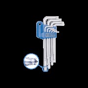 Набір Torx 9 одиниць (Т10-Т50) з отвором Г-подібні подовжені (уп.8)