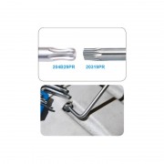 Набір Torx 9 одиниць (Т10-Т50) з отвором Г-подібні подовжені (уп.8)