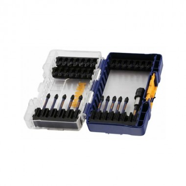 Набор бит IMPACT PRO 32шт, 1/4, 25мм:PH1х2/PH2х3/PH3х2/Pz1х2/Pz2х3/Pz3х2/T20х3/T25х2/T30х2/ 57мм:
